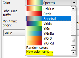 Select elevation color