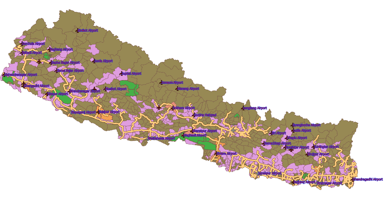 Map zoomed to full extent