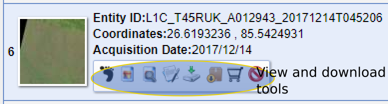 Earthexplorer data download tools
