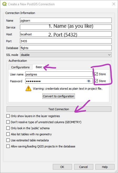 Connect Postgres Database